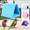 Bird Bed Winter Pet Bird Parrot Cages Warm Plush Hammock Hut Tent Bed Hanging Cave for Sleeping and Hatching Bird Accessories