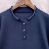 New Style Women's Combed Cotton Half-Zip Knit Pullover Sweater Base Layer