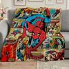 Spider Man Action Pose Blanket Blanket Soft And Comfortable Bedroom Digital Printing Machine Washable