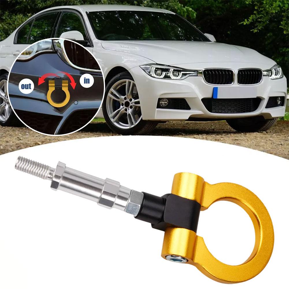 Závodní automobilové tažné zařízení Tažný hák pro evropskou přední zadní tažnou tyč Billet hliník Univerzální autopříslušenství N3G8