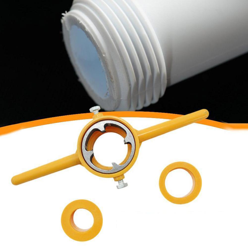 6pcs NPT Thread Tap Die Set PVC Pipe Threader 1/2 3/4 1 Inch PVC/NPT Thread Maker Tools for Pumps Pipes Tap Die Hand Tool