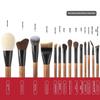Natural Wood Makeup Brushes Blusher Highlighter Powder Make Up Brush Eye Concealer Precision Professional Cosmetic Tool