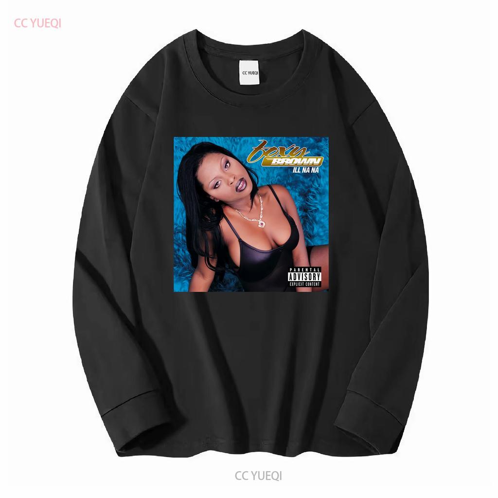 Foxy Brown Hip Hop Rap Black T Shirt S 5xl Long Or Short Sleeves Vintage Washed Soft Homme Designer Clothes