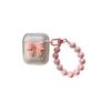 Bow Transparent Earphone Cover For Apple Airpod4 Bluetooth Protective Cover Airpodpro Bead Bracelet 3