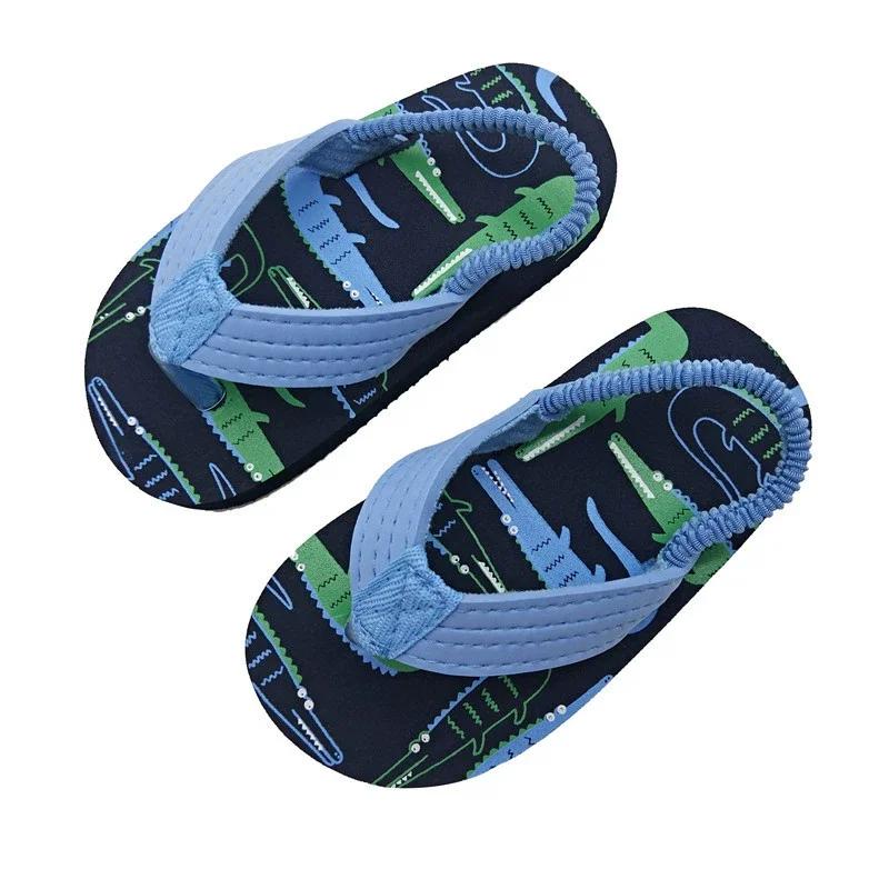 Kinder Flip-Flops Schuhe Cartoon Sommer EVA Weiche Sohle Indoor Baden Anti-Rutsch Mädchen und Jungen Sandalen Strand und Pool Hausschuhe
