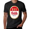 T-shirt Kolsch Fruh per ragazzi bianche ad asciugatura rapida moda coreana abbigliamento per uomo