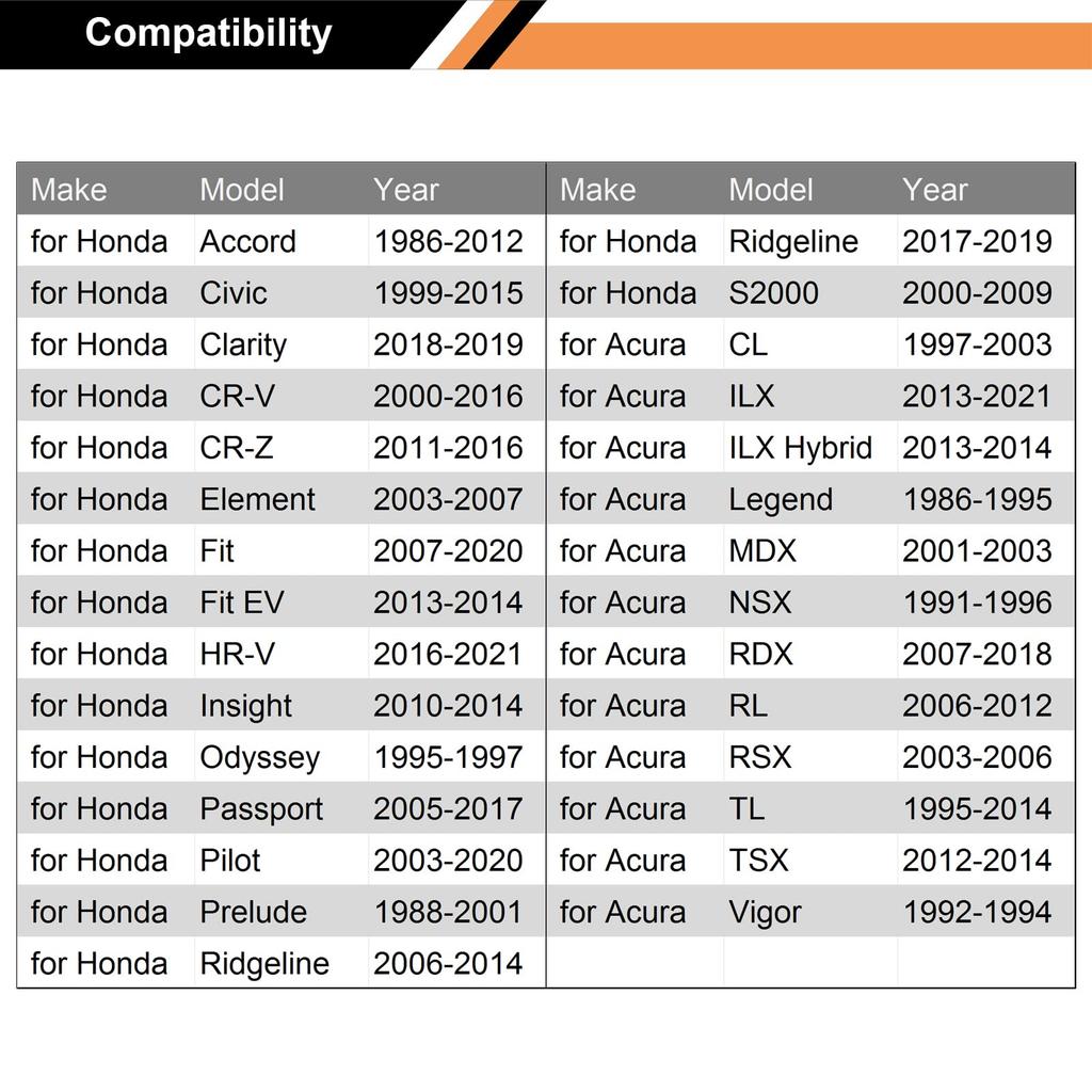 Honda 90114-SE0-000 Fender Liner Wheel House Liner Screw Bumper Screw Bolt Accord Civic CR-V