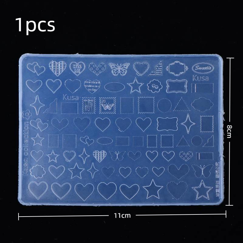 Cookie Baking Nail Mold Dog & Rabbit Fish Manicure Charms Supplies For Crafting Diy Nail Art Mold Gel Design Tools Accessories