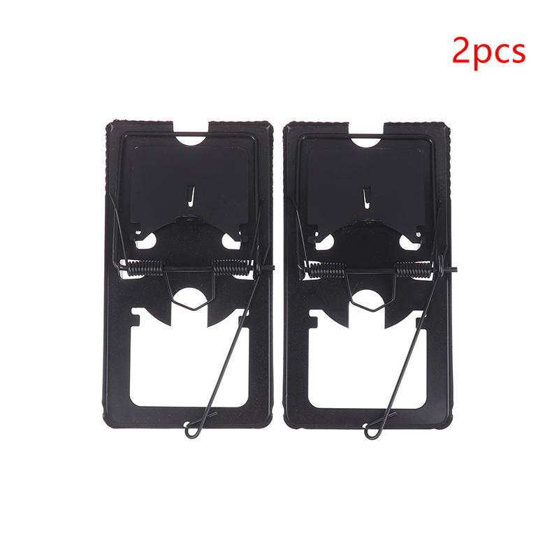 

2/3/5Pcs Multi-Catch Auto Reset Mouse Trap Flip And Slide Bucket Lid For Indoor Outdoor Use Rat Control Metal Mouse Trap 2PCS