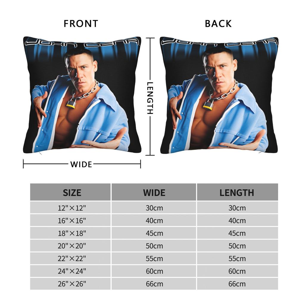 John cena  Pillow Cover  Funny Pillow Case For Sofa Home Decoration Graphic Pillowcases Gift Idea