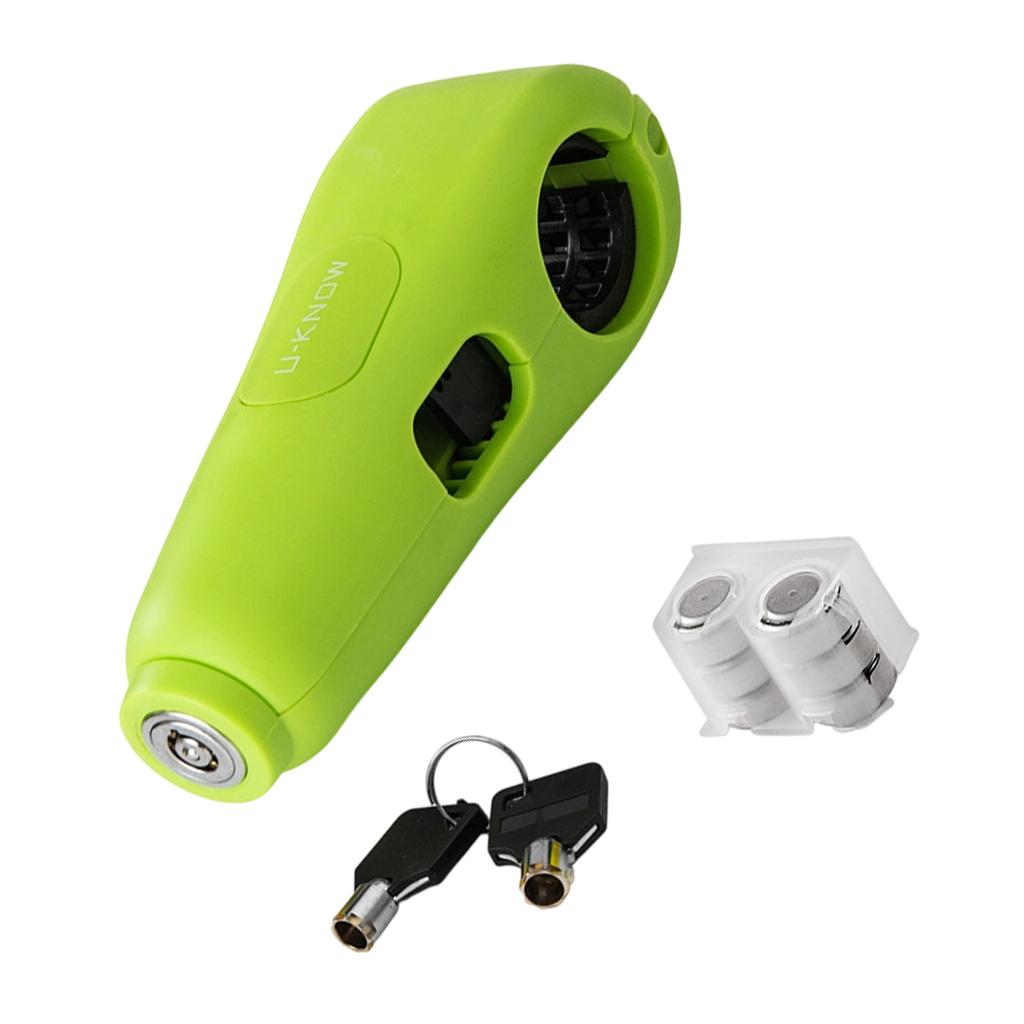 Motorcycles Lock Anti Theft for Motorbike Mopeds Scooters ATVs Dirt Bike Use on Grips Brake Handlebar