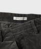 PANICALE Charcoal Regular Slim Fit Velvet Pants