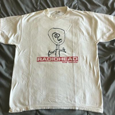 100% Cotton TOPS UNISEX TEES MENS WOMENS Radiohead the Bends Vintage T-Shirt