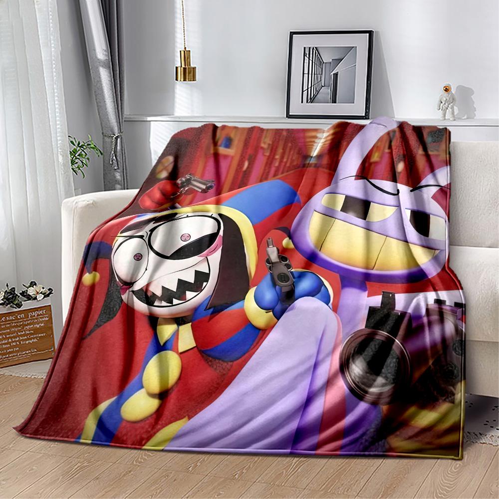 Digital Circus Blanket Soft Warm Cozy Suitable for Couch Office Chair Chair for All Seasons Warmthful Decor Best Holiday Gift for Friends Family
