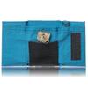 Champion Wallet for Men and Lightweight Nylon Compact Wallet with Neck Mini Wallet with Coin Peacock Blue Tri-fold Women, Strap, Purse,