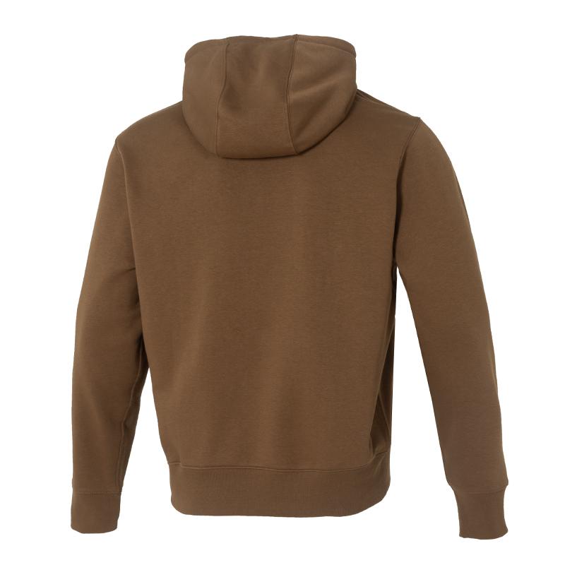 Nike Club Sweatshirts Men's Moss Wood Brown/White Hooded Moderate Regular FN3860-235