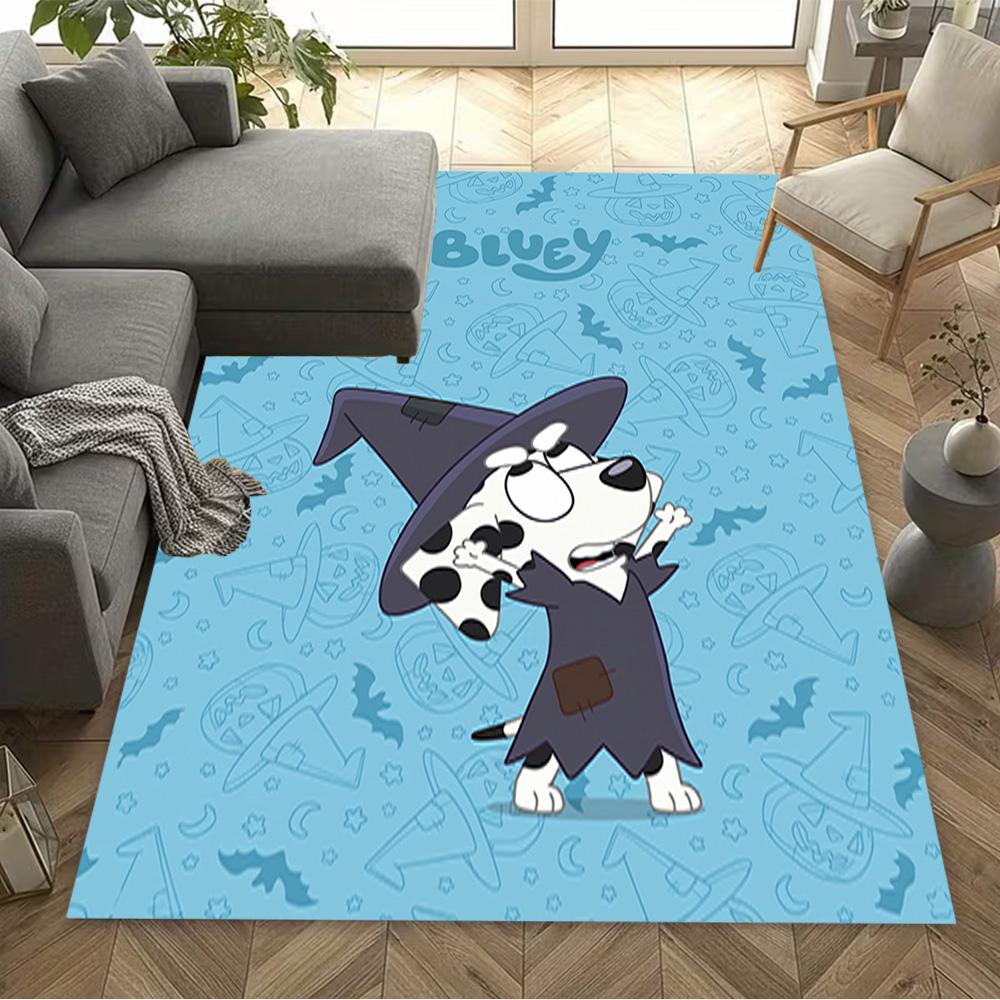 Bluey Core Adventures Floor Rug Office Rug Design for Playrooms Decorate room Game Room Kitchen Anti-slip Rug Decorate Offices Best for Christmas