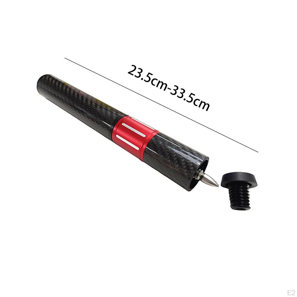 Telescopic Pool Cue Extension Billiards Accessories Lightweight Professional Athlete Beginners
