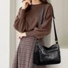 Fashion Crossbody Bag 2025 Hot Soft Multi-layer Joker Shoulder Bag PU Waterproof Large-capacity Multi-pocket Practical Messenger Bag