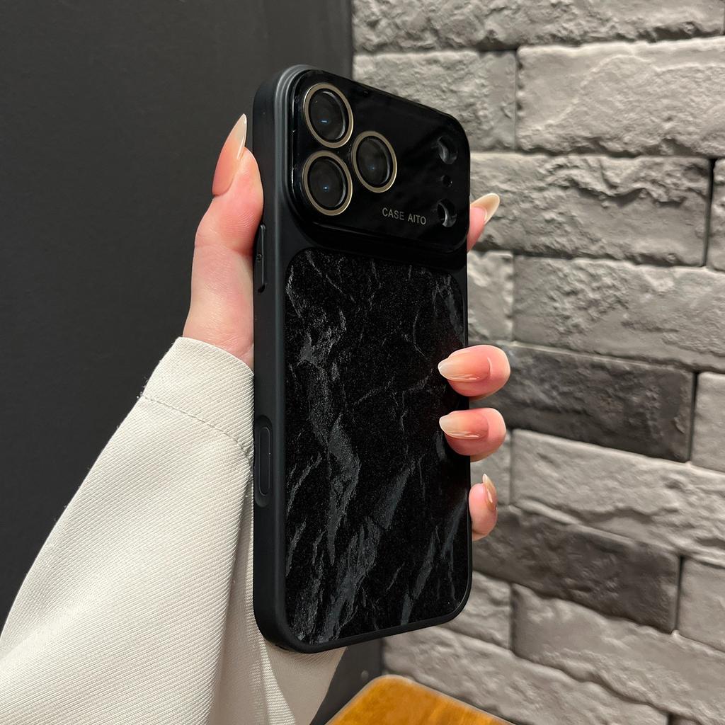 Soft Magsafe Silicone Leather Snow Mountain Pattern Phone Case For iPhone 14 15 16 17 Pro Max Magnetic Shockproof Bumper Cover