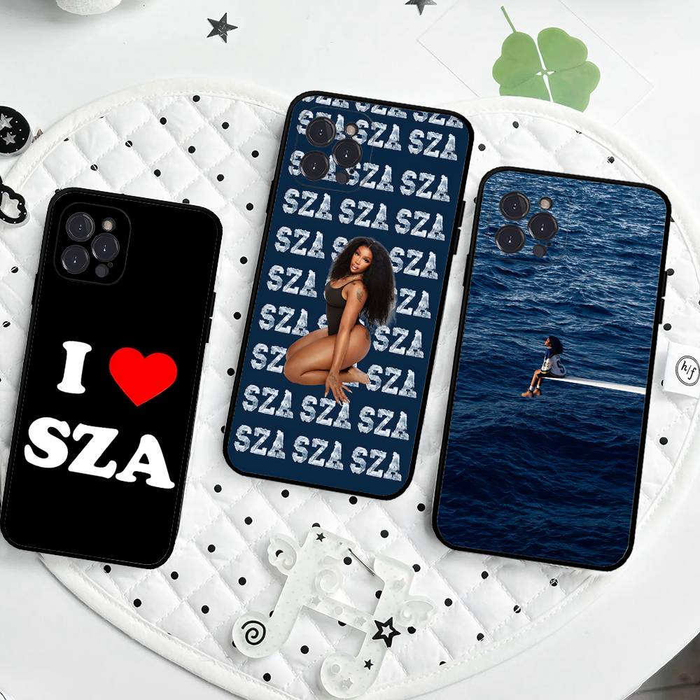 Singer SZA SOS Phone Case For IPhone 16 15 14 13 12 11 17 Pro Max Plus Back Cover Cases