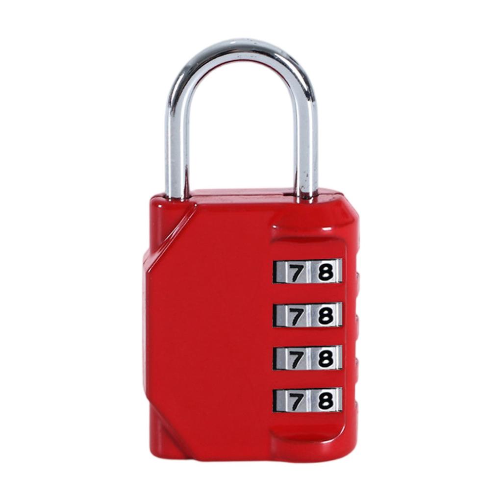 Dormitory Small 4-digit Password Padlock Dormitory Warehouse Gate Rental Room Password Lock Luggage Cow Head Padlock