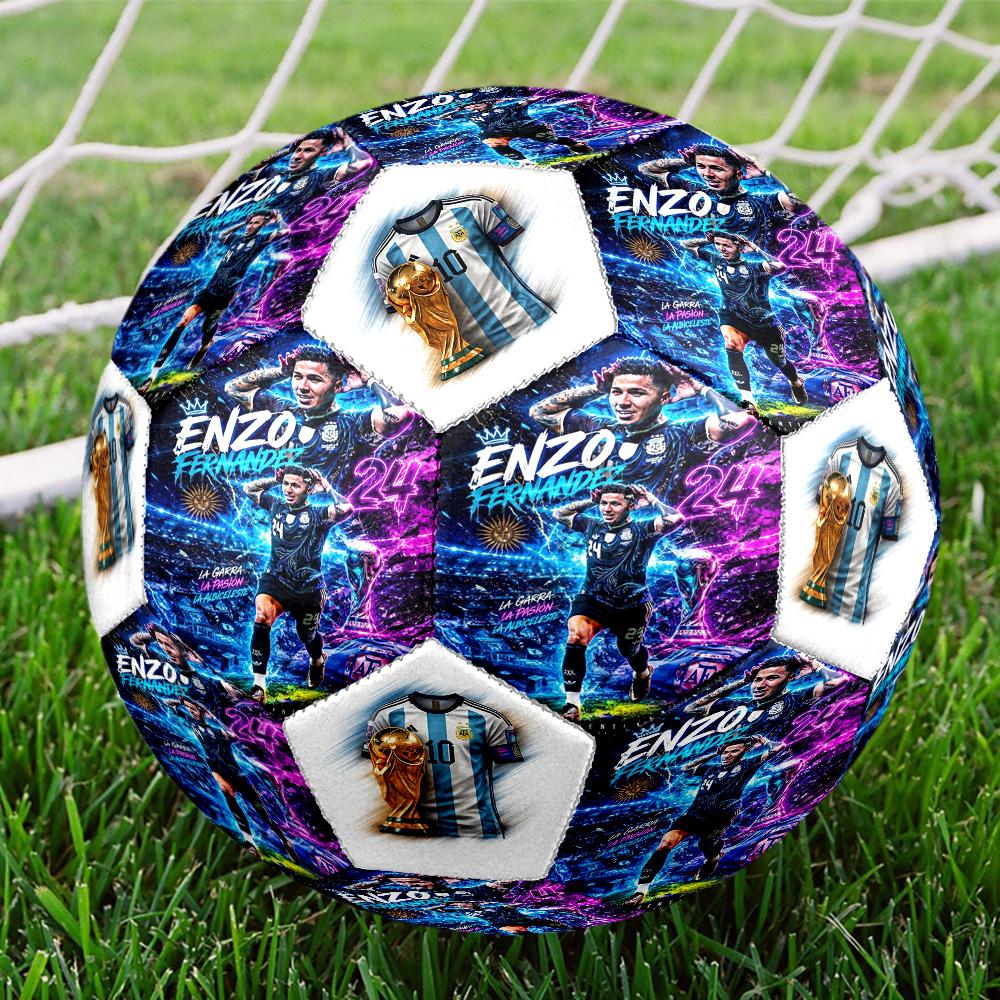 Messi 10 Number Msn Football Syndicate Size 5 Soccer Ball Machine Sewn Indooroutdoor Universal Football Perfect Commemorative Gift For Soccer Lovers