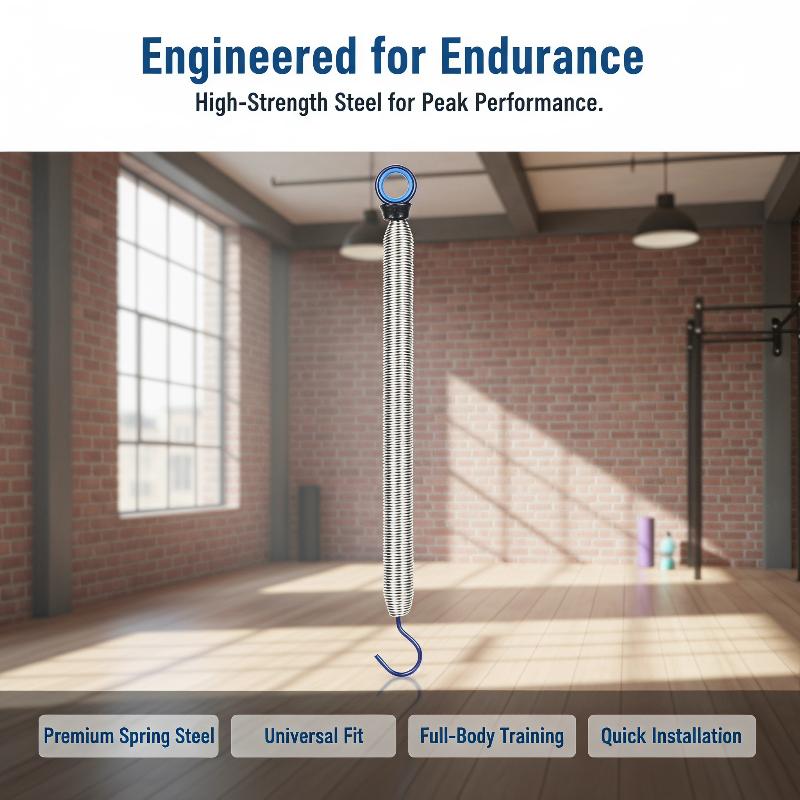 1 Pezzo Pilates Allegros 2 Molla per Reformer Acciaio Music Wire Molla a Tensione con Gancio