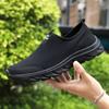 Summer mesh fly-woven men's shoes breathable and comfortable casual shoes one pedal travel shoes light dad shoes walking shoes men