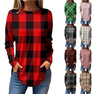 Tee Shirts For Women Fall Casual Long Sleeve Shirts Sweatshirt Vintage Graphic Printing Top Pullover