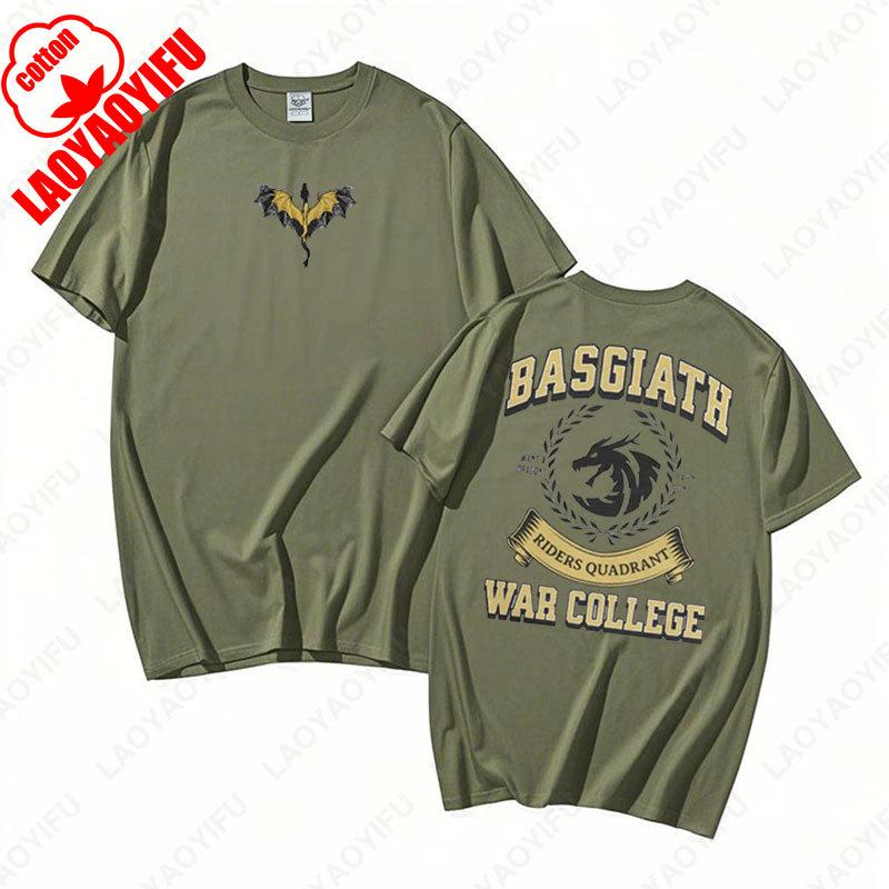 Fourth Wing Book Printing Tshirt Fashion Violet Sorrengail Wing Leader Fourth Wing Shirt Vintage Women Cotton Tee Camisetas Tops