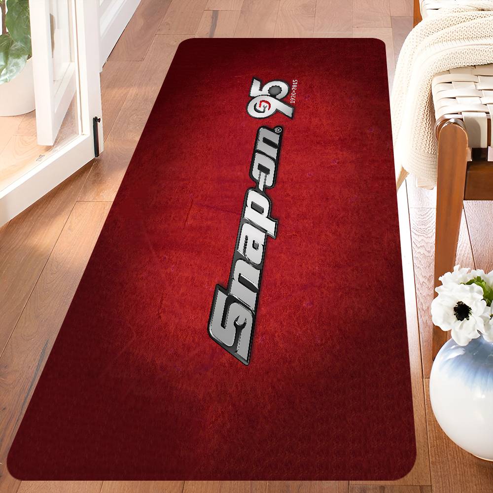 S-Snap On Logo Room Mats Anti-slip Absorb Water Long Strip Cushion Bedroon Mat Household Carpets