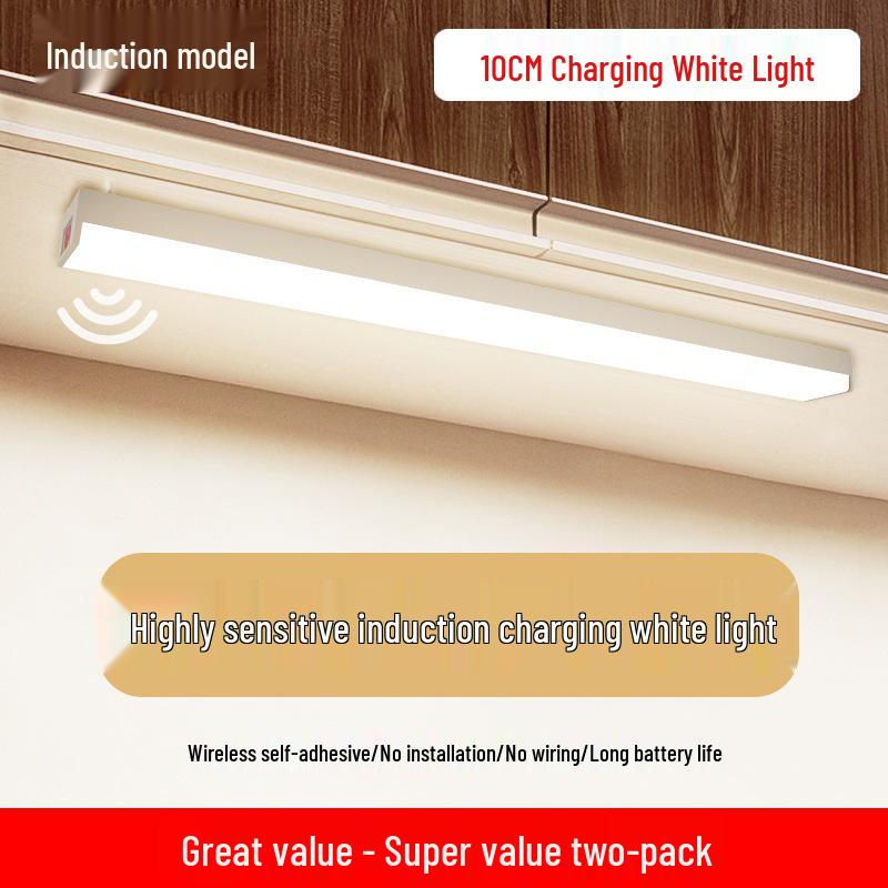 Smart Wireless Motion Sensor LED Night Light Strip for Home, Hallway, and Wardrobe