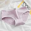 4pcs Briefs Printed Thin Section of Cotton Panties Female Breathable Midriff Girls Cute Women Underpant