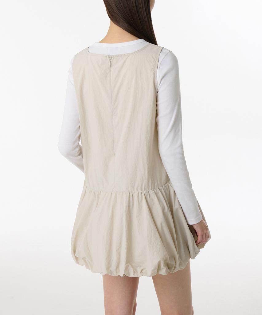 Musinsa Standard Woman Women'S Balloon Mini Dress [Light Beige]