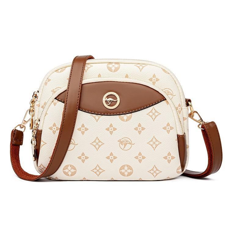Women's Shoulder Bag New High-end Retro Vintage Floral Middle-aged Women's Mom Bag Versatile Crossbody Bag