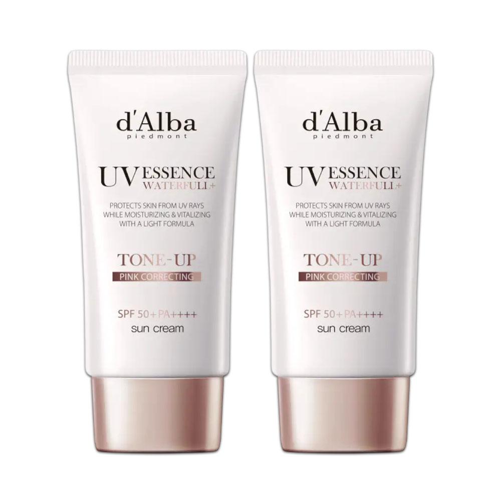 d’Alba Pink Tone-Up Sunscreen Duo Set SPF50+ PA++++ (50ml X 2)