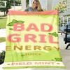 BAD GRIL ENERGY Mint Juice Theme Comfortable Love Flannel Blanket Soft, Lightweight and Warm, Suitable for All Seasons Perfect for Bed, Sofa, Office,