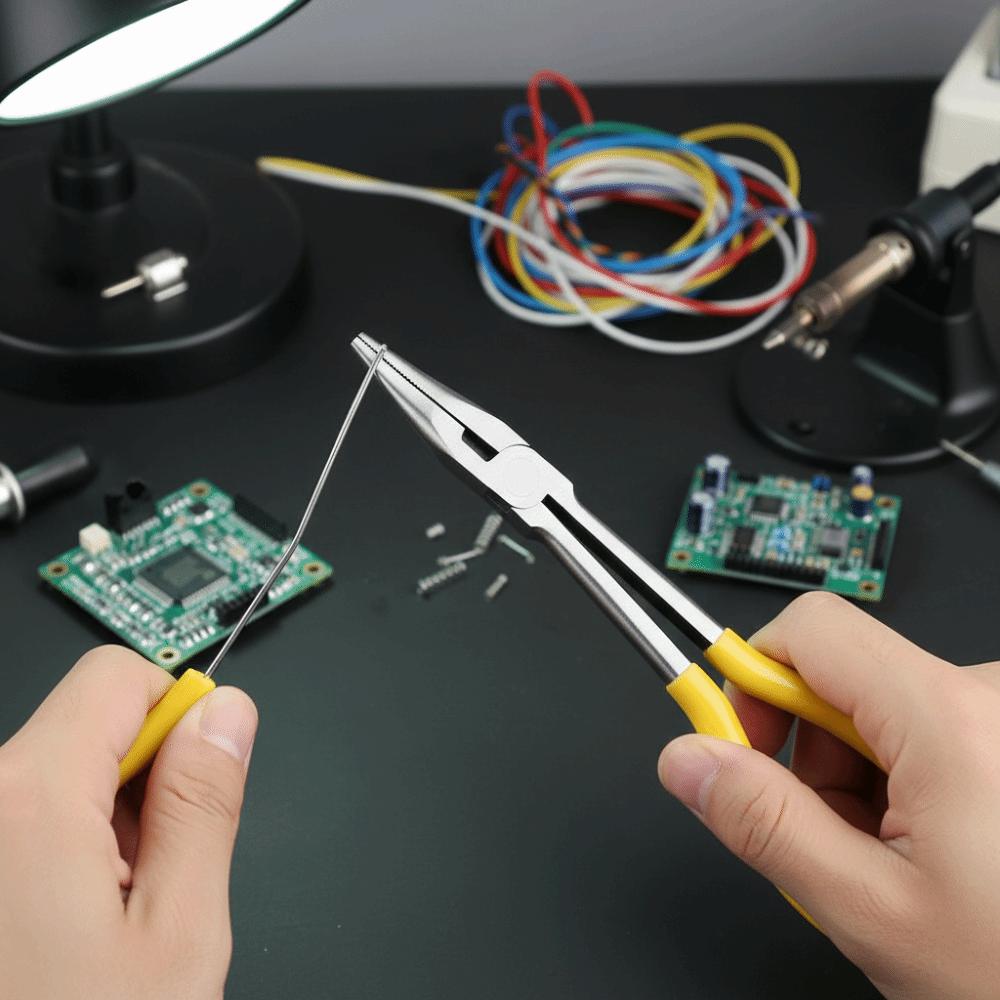 45 Degree Bend Long Reach Pliers 90 Degree Bent Long Nose Pliers Vehicle Repairing