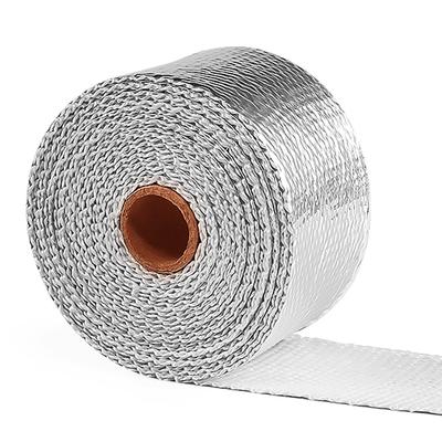Dazzlestar Heat Resistant Fabric, Insulation Tape, Motorcycle, Fiberglass, Heat Resistant Temperature 232°F (1,100°C), Basalt