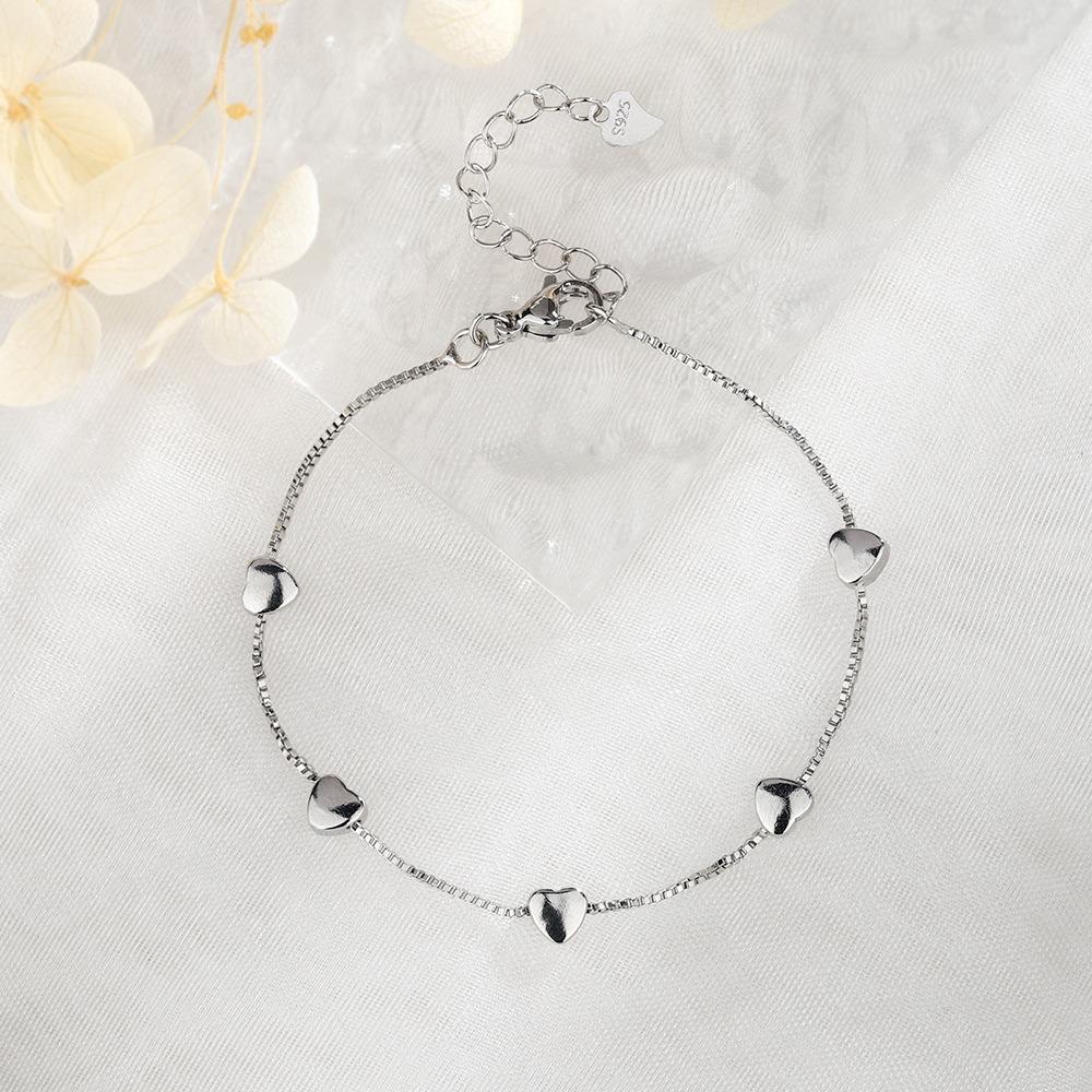 

Heart Shaped Bracelet For Women Retro Korean Chain Bracelet Gifts Women s Jewelry Summer