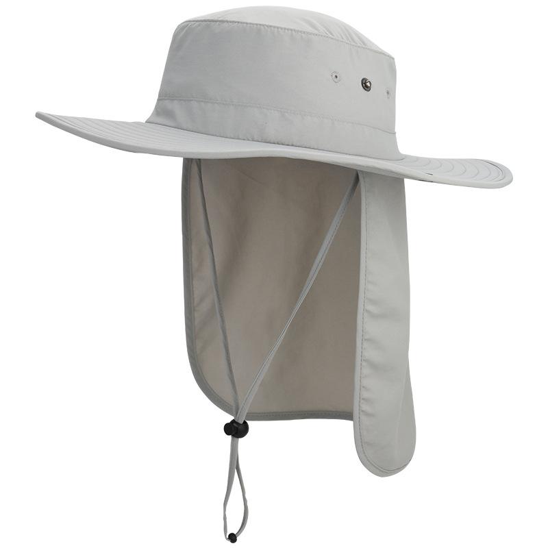 Bucket Hat Print Embroidery Sunshade Outdoor Fishing Cap Quick-drying Waterproof Sunscreen Cap Breathable Mountaineering Cap