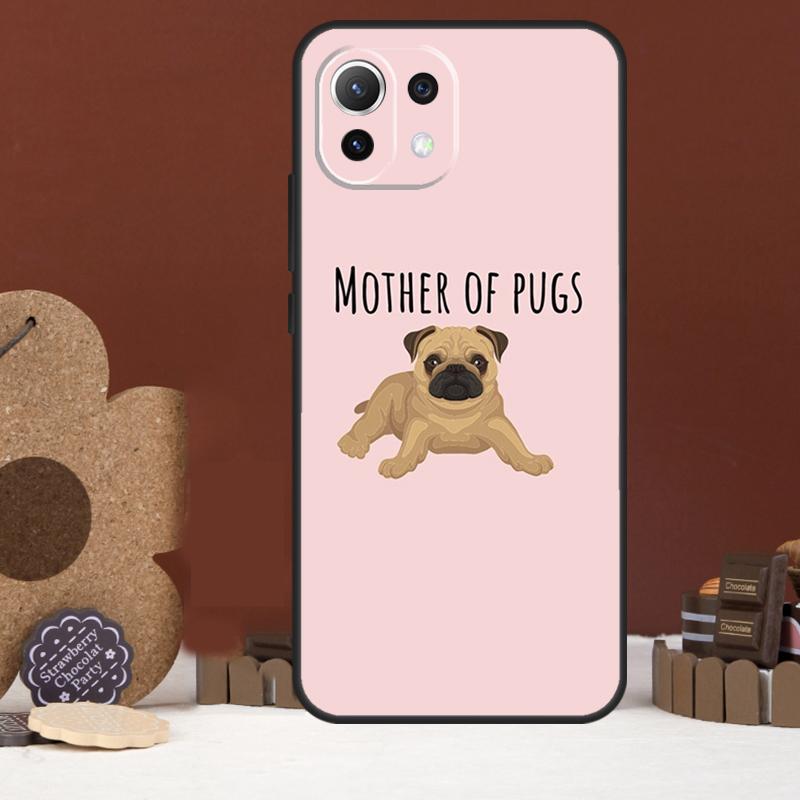 Funny Pug Dog Case For Xiaomi 15T 14T 13T 14 15 Ultra 17 Pro Max POCO F8 Ultra F5 F6 F7 X5 X6 X7 Pro Cover