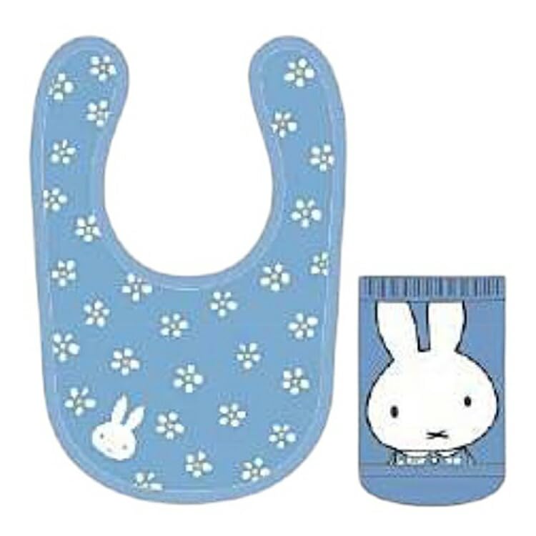 

Miffy Детский набор Слюнявчик Штука Дик Бруна [Маленькая планета] [Детские товары] и Носки/Один