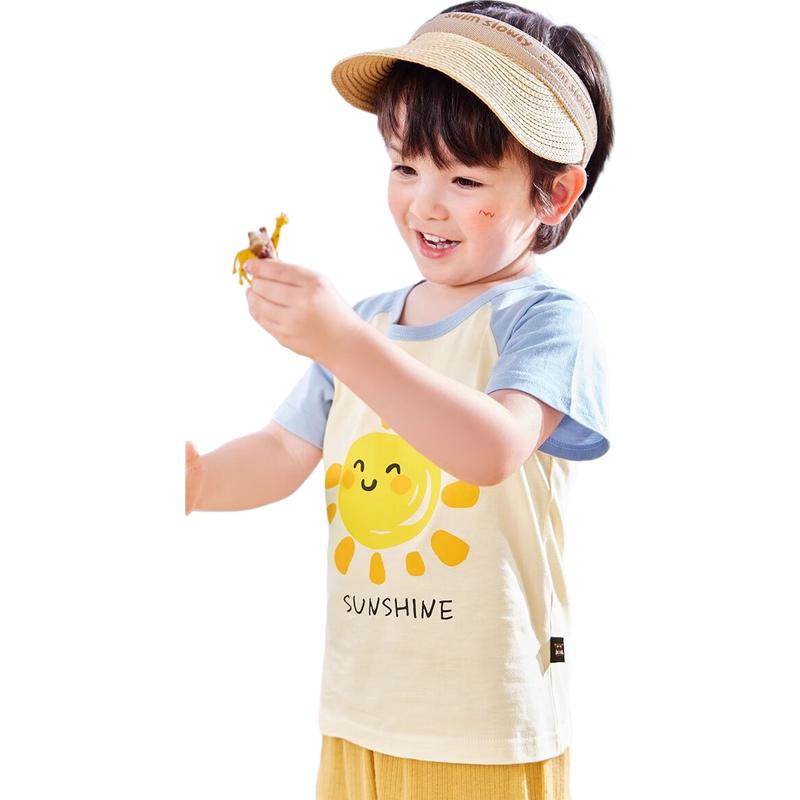 Dudu Family Kids  Pure Cotton Short Sleeve T-Shirt 120