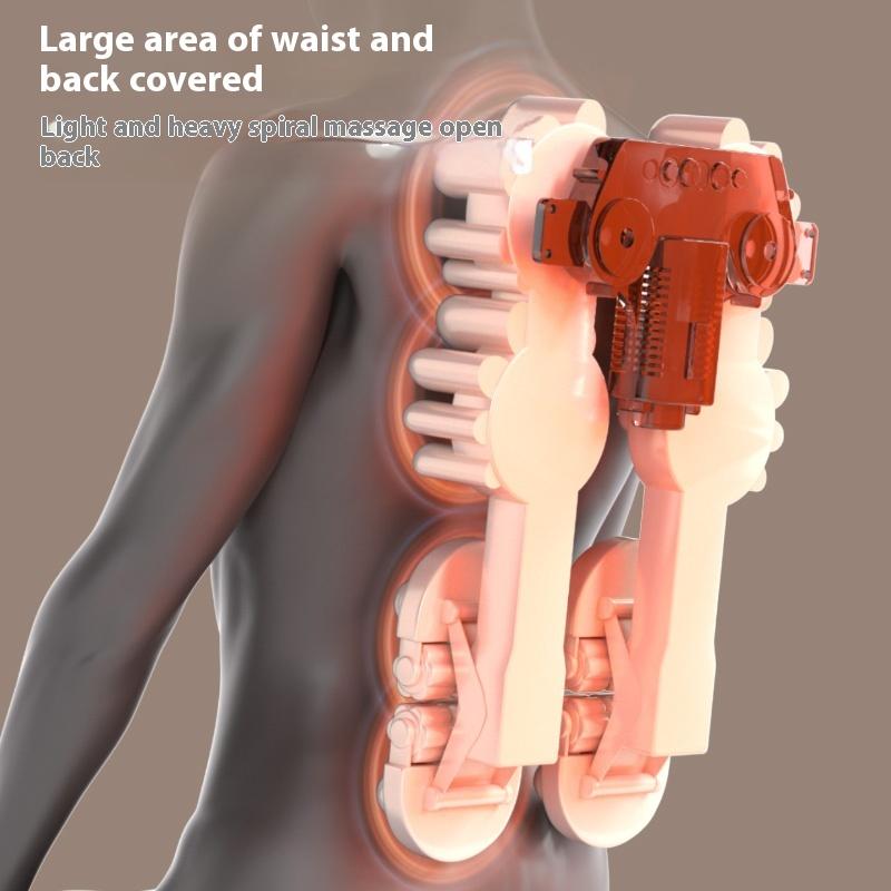 Hot Sale 3D Kneading Full Body Massage Cushion with Heating and Vibration Shoulder Neck and Back Massager for Home and Car Use