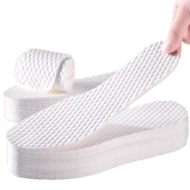 Odor-Resistant Breathable Disposable Insoles for Sports & Travel - Unisex, 5 Pairs