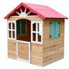 Maisonnette enfant - GINGER HOME - Bois naturel - Porte et fenêtres - Pour extérieur
