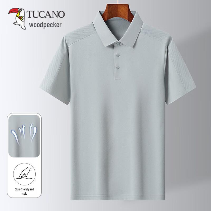 TUCANO Men s Ice Silk Short-Sleeve Polo Shirt M