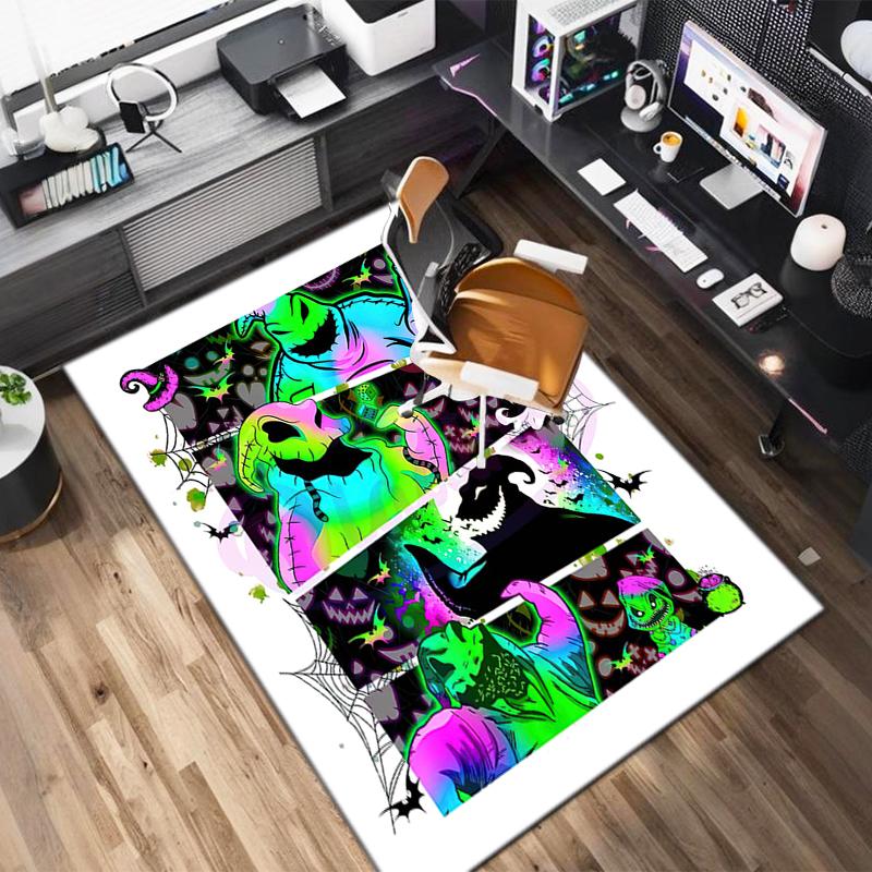 1PC The Nightmare Before Christmas Rug - home decoration Carpet For Living Room Bedroom Flooring Computer Chair Area Rug